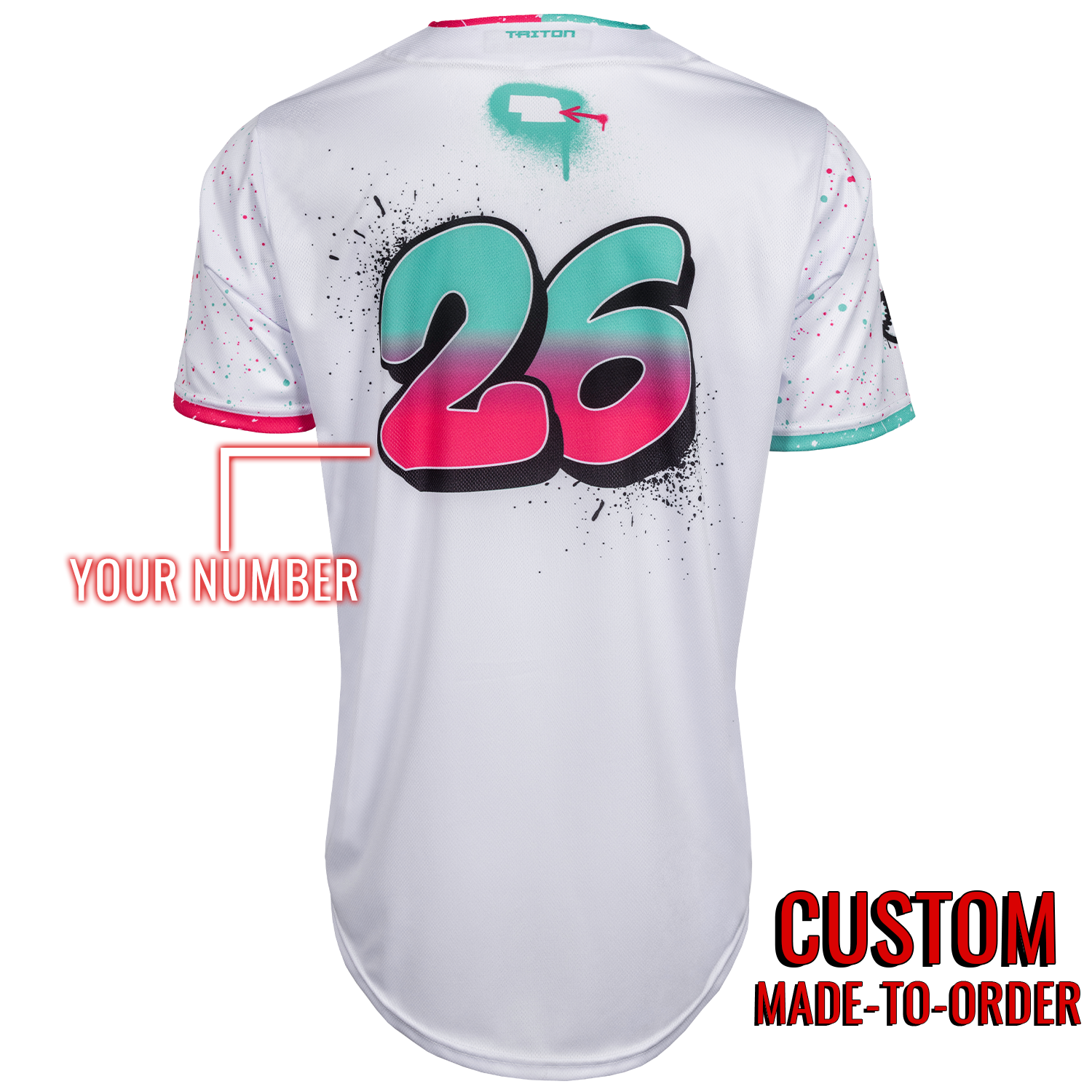 The Spray Chart - Omaha World Series Baseball Jersey *CUSTOM*