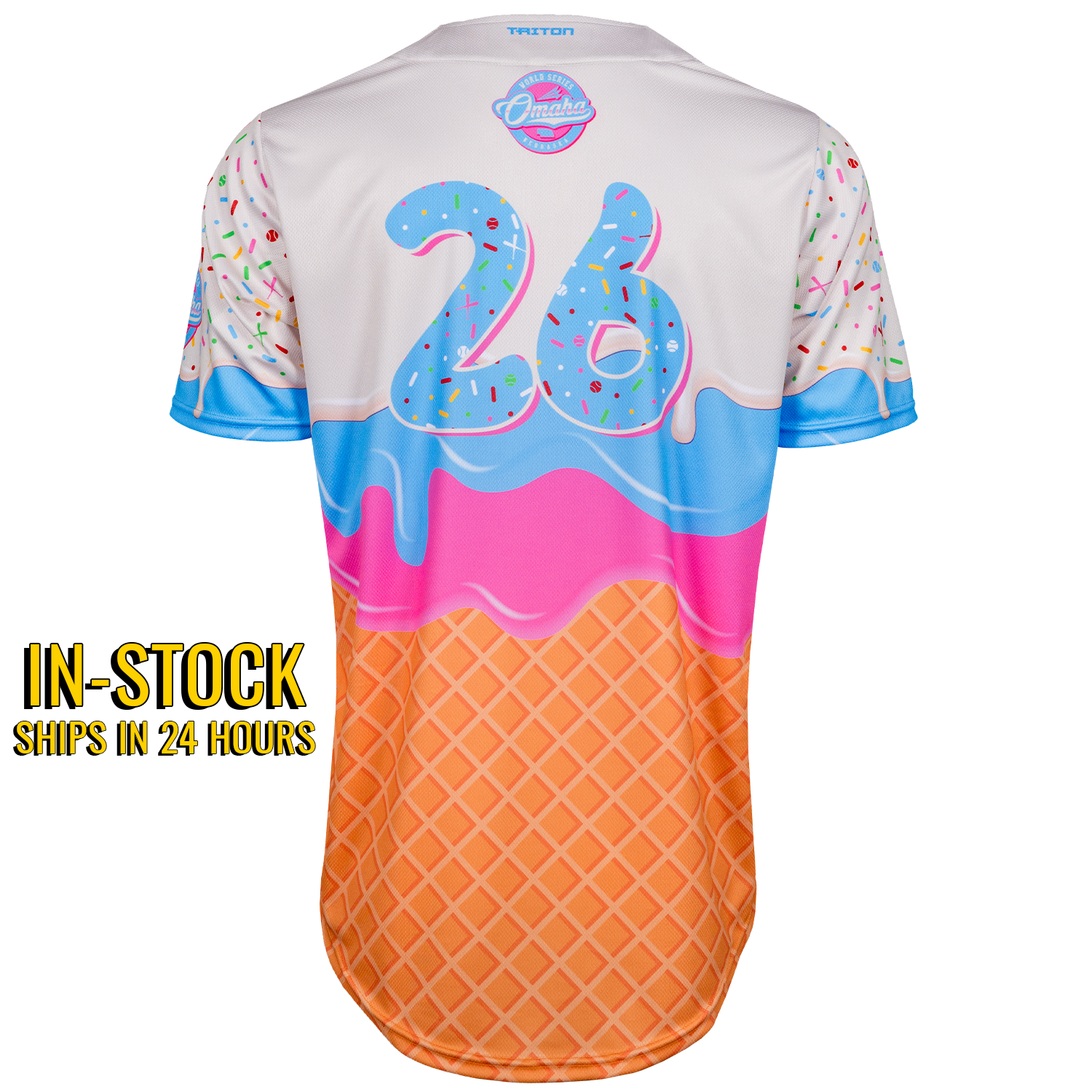 Sundae Sluggers - Omaha World Series Baseball Jersey *IN-STOCK*