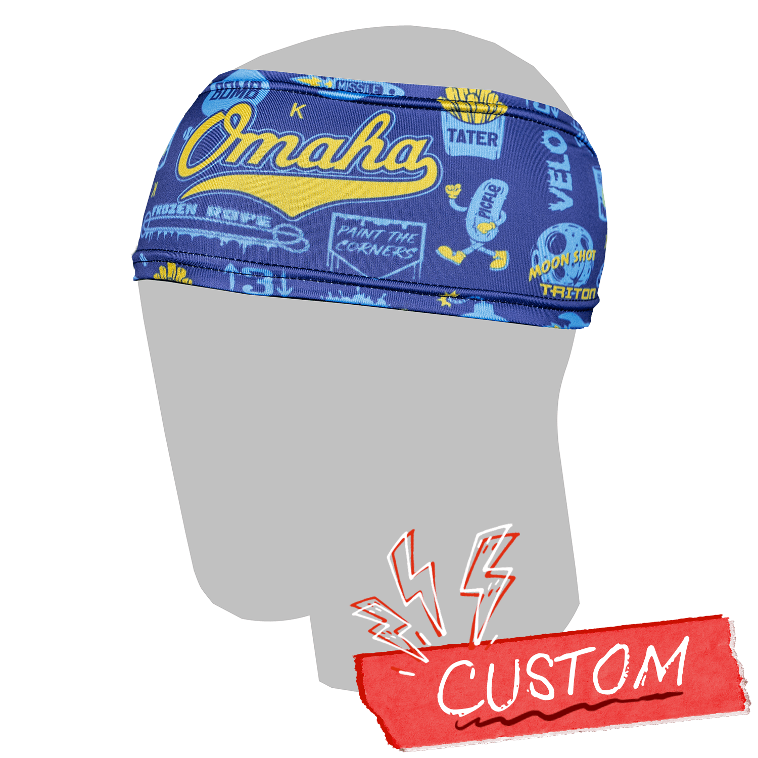 Omaha College World Series Performance Baseball Slang Headband