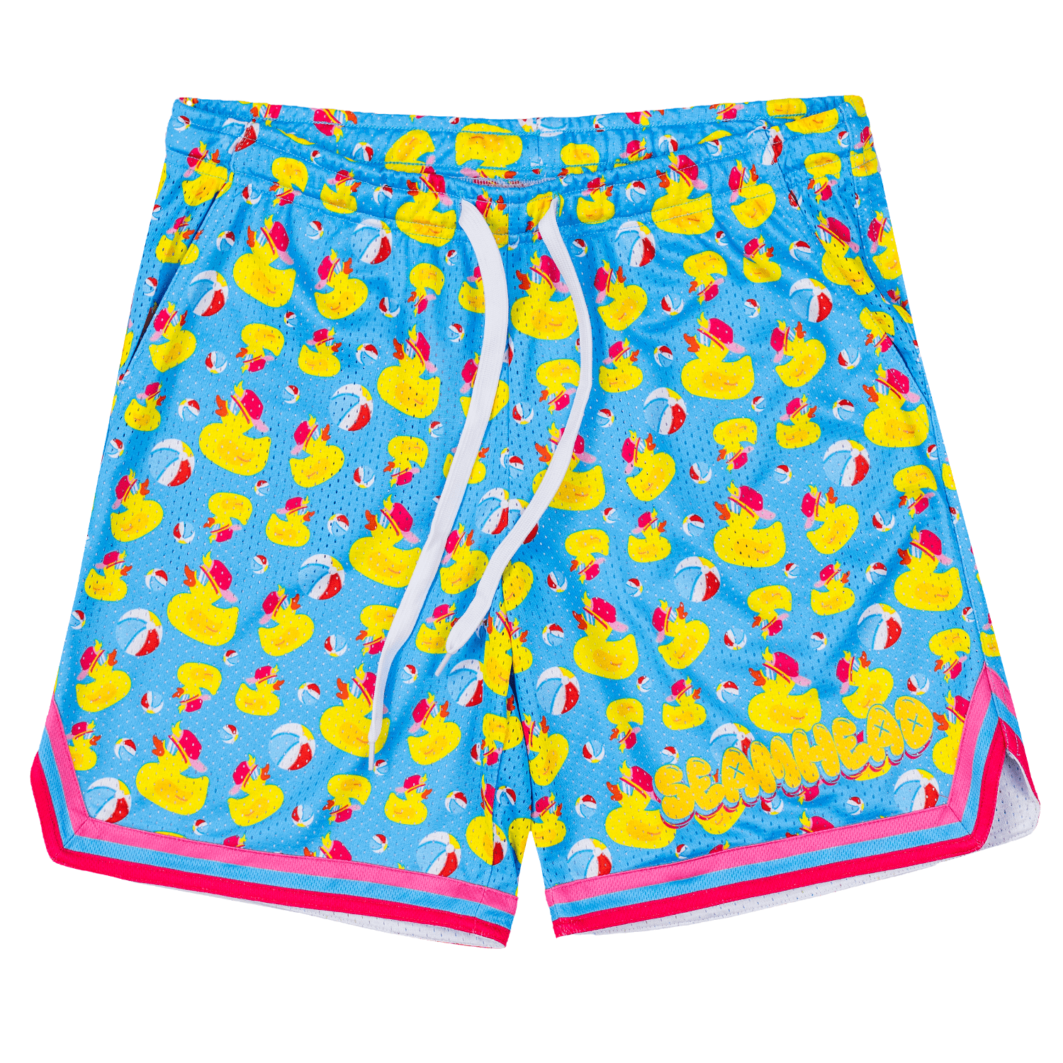 Beach Balls and Rubber Ducks Baseball Shorts Pool Party Beach Summer