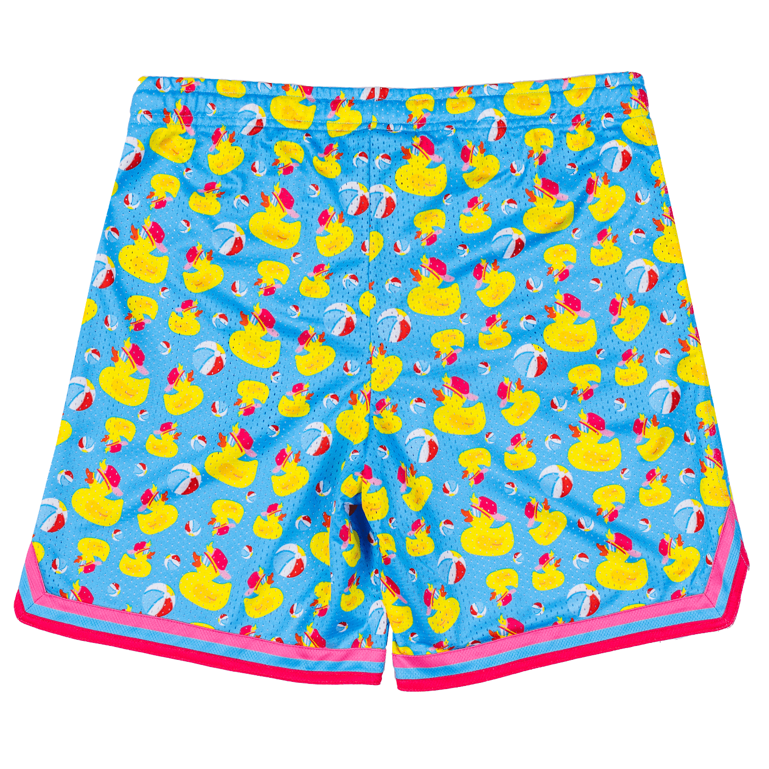 Beach Balls and Rubber Ducks Lifestyle Baseball Mesh Shorts