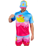 Rubber Duck Pool Party Baseball Hoodie Shirt