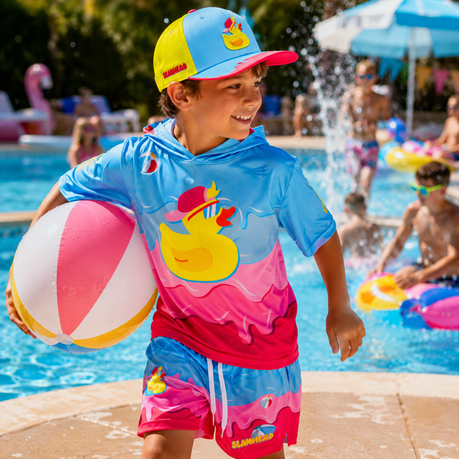 Beach Balls and Batflips Short Sleeve HyperMAX Baseball Hoodie