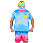 Pool Party Baseball Shirt T-shirt Rubber Duck Beach