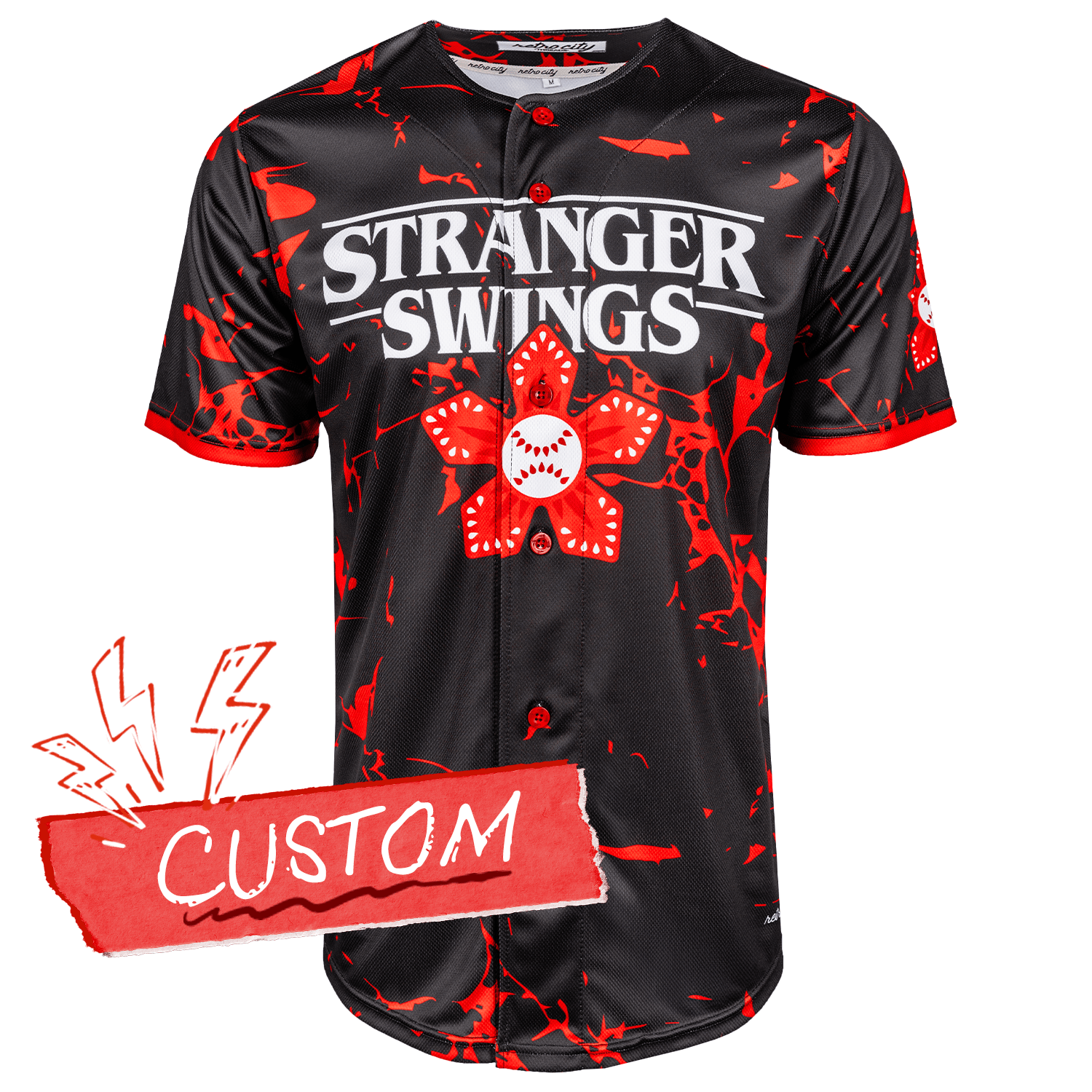 Stranger Things Lifestyle Baseball Jersey Shirt