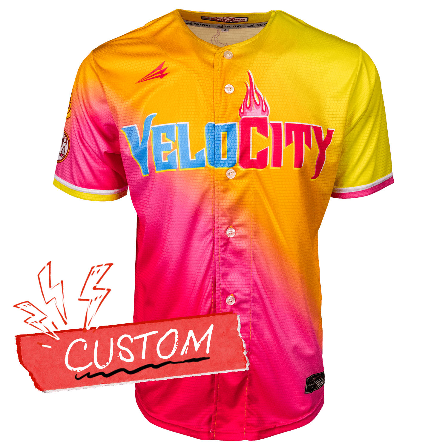 VeloCity Triton Seamhead Lifestyle CUSTOM Baseball Jersey Shirt